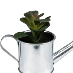 Northlight Atlantis Artificial Succulent Plant In Watering Can - 6" -Home Decor GUEST b7ae4eef 60be 478b bc47 4dc700df30ba