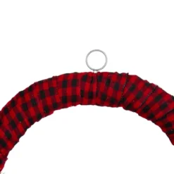 Northlight Red And Black Buffalo Plaid And Berry Artificial Christmas Wreath - 24-Inch, Unlit -Home Decor GUEST b98ff18d 48ee 4d62 b6a3 51d5d2c069bf