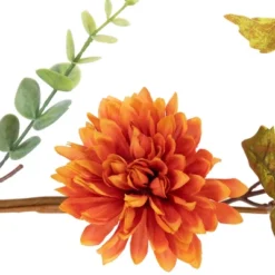 Northlight 5.5' X 6" Autumn Harvest Orange And Yellow Mums With Maple Leaves Garland - Unlit 8 Northlight 5.5' X 6" Autumn Harvest Orange And Yellow Mums With Maple Leaves Garland - Unlit -Home Decor GUEST ba131bbb 957f 4b90 a6ca b6a6629ec151