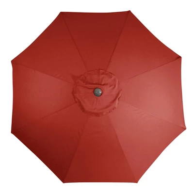 Northlight 9' Outdoor Patio Market Umbrella With Hand Crank And Tilt - Terracotta 3 Northlight 9' Outdoor Patio Market Umbrella With Hand Crank And Tilt - Terracotta - Image 3