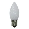 Northlight Pack Of 25 Faceted LED C9 Pure White Christmas Replacement Bulbs