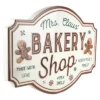 Northlight 18" Mrs. Claus' Bakery Shop Metal Christmas Wall Sign