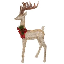 Northlight 48" Pre-Lit LED Champagne Deer Outdoor Christmas Decoration -Home Decor GUEST bdf9b2d3 6b8a 47ad a7f7 0151cfc171c4
