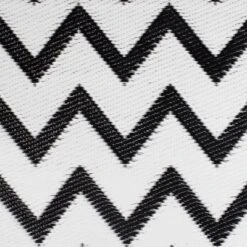 Northlight 4' X 6' Black And White Chevron Rectangular Outdoor Area Rug -Home Decor GUEST bf2943b0 4996 4aff b817 debaf134c2fa