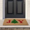 Northlight Natural Coir "Joy" Christmas Tree Doormat 18" X 30"
