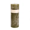 Northlight 9" Moss Green Traditional Cylindrical Outdoor Pillar Candle