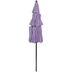 Northlight 9.75ft Outdoor Patio Market Umbrella With Hand Crank And Tilt, Purple -Home Decor GUEST bffb83db 6e8f 4415 b2ae 4f750c478e1b
