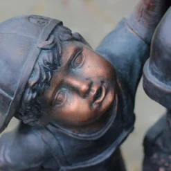 Northlight 29" Children At The Water Pump Well Outdoor Patio Garden Fountain - Black/Bronze -Home Decor GUEST c0aecffd 0fe8 48f5 a993 fcbee698f178