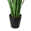 Northlight 3' Green Two Tone Potted Artificial Snake Plant