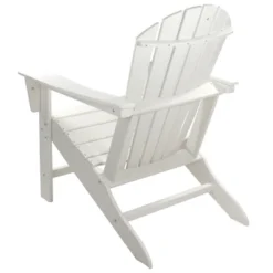 Northlight All Weather Recycled Plastic Outdoor Adirondack Chair, White -Home Decor GUEST c1ccbbcd 29b3 430c 9d0d 61602e4994d3