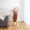 Northlight 40" Potted Brown Artificial Onion Grass Plant