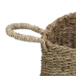 Northlight Set Of 3 Beige And Black Round Wicker Table And Floor Baskets 5 Northlight Set Of 3 Beige And Black Round Wicker Table And Floor Baskets -Home Decor GUEST c4f77b2b 2463 4a55 a8f5 161d4fbe697a