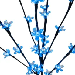 Northlight Set Of 3 Pre-Lit Cherry Blossom Artificial Tree Branches 2.5' - Blue LED Lights -Home Decor GUEST c5aeddb2 8206 406d ba33 9c9cf595ac3c