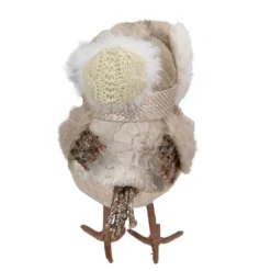 Northlight 6" Beige And White Plush Bird In Earmuffs Christmas Figure -Home Decor GUEST c5e2668e fdce 44a1 b8de 40f4cfe549c3