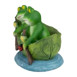 Northlight 10" Green Frogs In A Lily Pad Outdoor Garden Statue -Home Decor GUEST c6c00cb5 5f8e 41a3 9cfe 1784dd89811b