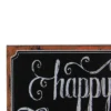 Northlight 14" Holiday Inspired Framed "Happy Thanksgiving" Chalkboard Wall Art