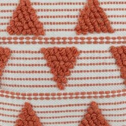 Northlight 20" Orange And Cream Handloom Woven Outdoor Square Throw Pillow 7 Northlight 20" Orange And Cream Handloom Woven Outdoor Square Throw Pillow -Home Decor GUEST c848a85e afb0 47ba 80e0 654abd33670d