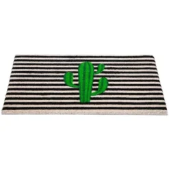 Northlight Green Cactus Striped Natural Coir Outdoor Doormat 18" X 30" 7 Northlight Green Cactus Striped Natural Coir Outdoor Doormat 18" X 30" -Home Decor GUEST ca319498 e0c8 42f8 a889 2375bdc0b1db