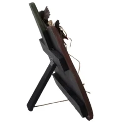 Northlight 10" Green And Orange Fall Harvest Wood Pumpkin -Home Decor GUEST ca472600 58a3 43db 8c7e cc18b98a5692