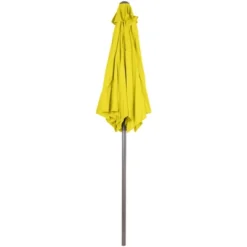 Northlight 7.5' Outdoor Patio Market Umbrella With Hand Crank - Yellow -Home Decor GUEST cc12dffb d090 470f 92a5 f1bbf78896cb