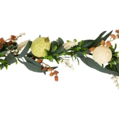 Northlight 5' X 6" Green Gourds And Foliage Artificial Fall Harvest Garland - Unlit -Home Decor GUEST ceb8dc65 d4d2 4c34 bf15 8d4068316cb5