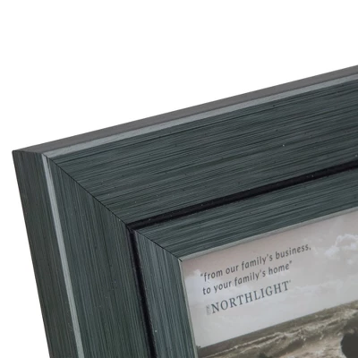 Northlight 9.25" Classical Rectangular 4" X 6" Photo Picture Frame - Gray And Black 4 Northlight 9.25" Classical Rectangular 4" X 6" Photo Picture Frame - Gray And Black - Image 4