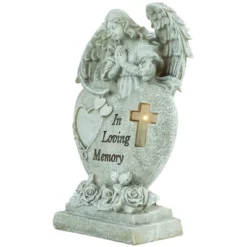 Northlight 10" Solar LED Lighted Praying Angel "In Loving Memory" Outdoor Garden Statue -Home Decor GUEST d0b1f747 7e36 4096 a01c 27cc081d0a8e