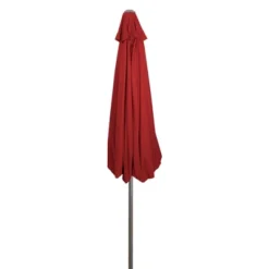 Northlight 9ft Outdoor Patio Market Umbrella With Hand Crank And Tilt, Red -Home Decor GUEST d3f85192 80ac 43b5 9991 96c97f04d425