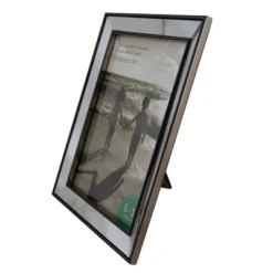 Northlight Black And Silver Mirrored Photo Frame For 8" X 10" Photo -Home Decor GUEST d65cb965 0b24 4a27 95e9 6e6935844ed0