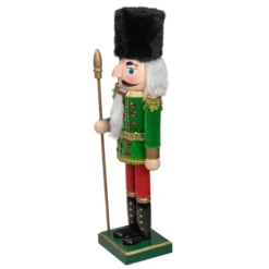 Northlight 14" Green And Red Christmas Nutcracker Soldier With Spear -Home Decor GUEST d92ab666 030f 4466 b5cb 7bd1411f0474