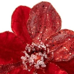 Northlight 18" Red Magnolia Glittered Christmas Stem Spray 7 Northlight 18" Red Magnolia Glittered Christmas Stem Spray -Home Decor GUEST dbcddd3d be9b 4730 86cc ebfa8dfee138