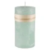 Northlight 6" Aqua Green Traditional Cylindrical Pillar Candle