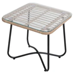 Northlight 3-Piece Santa Cruz Rattan Outdoor Patio Chat Set With Cushions -Home Decor GUEST dcb18f5d 9d36 4128 a5ec 02287298c4c4