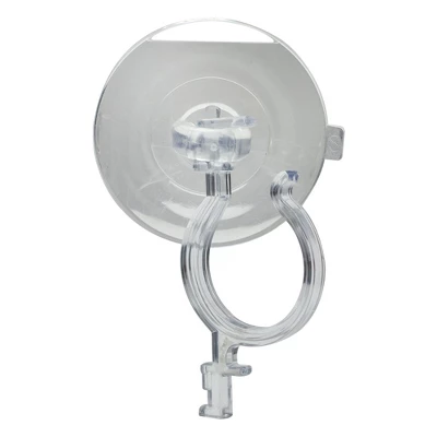 Northlight 7" Clear Jumbo Suction Cup Christmas Wreath Hook 4 Northlight 7" Clear Jumbo Suction Cup Christmas Wreath Hook - Image 4