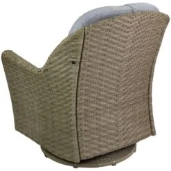 Northlight 34" Gray Resin Wicker Deep Seated Glider Chair With Gray Cushions 7 Northlight 34" Gray Resin Wicker Deep Seated Glider Chair With Gray Cushions -Home Decor GUEST dda52647 a6c7 4fe3 85df 11b89f891e82