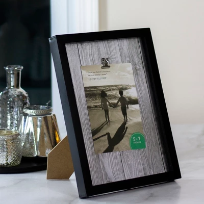 Northlight 12.5" Classical Rectangular 5" X 7" Photo Picture Frame With Clip - Black And White 1 Northlight 12.5" Classical Rectangular 5" X 7" Photo Picture Frame With Clip - Black And White