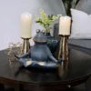 Northlight 12.25" Frog In Lotus Yoga Position Garden Statue
