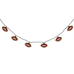 Northlight Football Indoor Outdoor Patio Light Set - 6' - Green Wire - 10ct -Home Decor GUEST debb994a 2fc8 4ad1 b24f 48acfb02021b