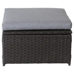 Northlight 4-Piece Savannah Resin Wicker Outdoor Patio Modular Sectional Set With Cushions -Home Decor GUEST df8e2e15 9a7e 49d0 9080 003fa295a209