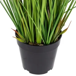 Northlight 27" Artificial Onion And Pampas Grass In Black Pot -Home Decor GUEST e0067f15 ff84 4de9 bc74 7fc8d1c44bd9
