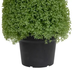 Northlight 3' Artificial Boxwood Cone Topiary Tree With Round Pot, Unlit -Home Decor GUEST e11fe7ce 81f3 4433 94bc d2c6418d2258