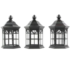 Northlight 71.5" Distressed Black Scroll Candle Lantern Tree -Home Decor GUEST e209a983 b2e3 4c65 a59e 77ff4225a9f7