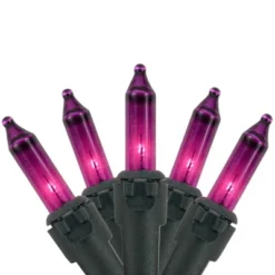 Northlight Mini Incandescent Christmas Lights - Purple - 20.25' Black Wire - 100ct -Home Decor GUEST e3627751 2a4c 4558 b8b0 034afb41e729