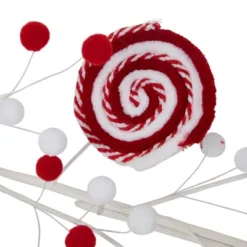 Northlight 30" Candy Cane Swirls And Pom Poms Christmas Garland 9 Northlight 30" Candy Cane Swirls And Pom Poms Christmas Garland -Home Decor GUEST e3cb5872 8b9c 4053 aad8 59a9f78ec147