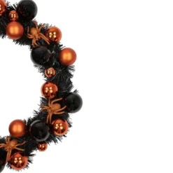 Northlight Orange Spiders And Ornaments Halloween Wreath, 18-Inch, Unlit -Home Decor GUEST e4175992 a33c 46b0 bdf9 2253bfd83f4f