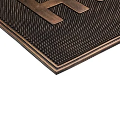 Northlight Gold Finish "Home" With Paw Print Rubber Doormat 18" X 30" -Home Decor GUEST e6b3b061 b266 4610 b350 98343ac1a756