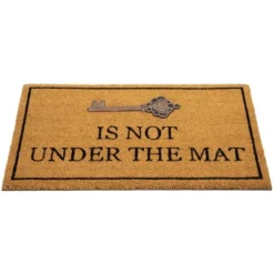 Northlight Key Is Not Under The Mat Coir Outdoor Doormat 18" X 30" -Home Decor GUEST e9a87d04 95a3 46c9 b9cc 1c7b5722c065