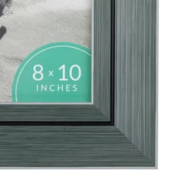 Northlight Contemporary Rectangular Picture Frame - For A 8" X 10" Photo - Gray And Black -Home Decor GUEST e9ee7e66 e8b0 4dd1 9e33 445cd21022b6