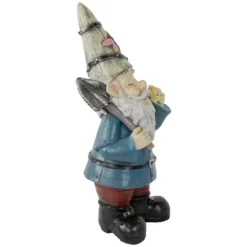 Northlight 15.25" Gnome With Shovel Outdoor Garden Statue -Home Decor GUEST ea2616a1 df1b 4027 ab5c 5e9d23c438b3