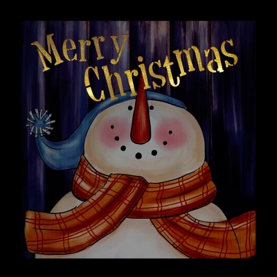 Northlight LED Lighted "Merry Christmas" Snowman Christmas Canvas Wall Art 11.75" X 11.75" 1 Northlight LED Lighted "Merry Christmas" Snowman Christmas Canvas Wall Art 11.75" X 11.75"